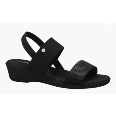 Imagem de Sandalia Feminina Comfort Flex Plus Conforto Elastico Ref: 24-72403 - 
