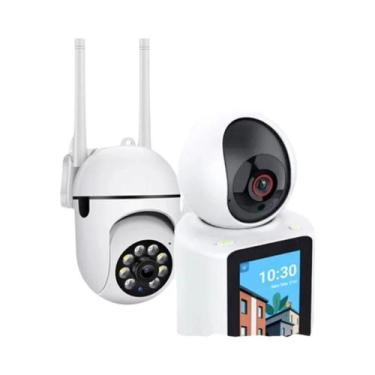 Imagem de Câmera Mini CCTV Sem Fio Para Segurança Residencial Com Visão Noturna 