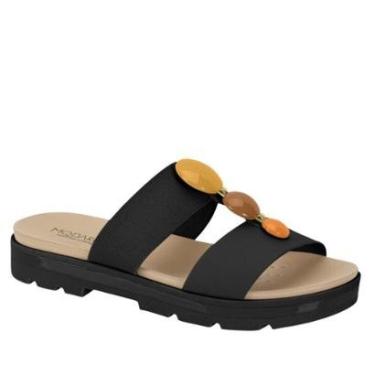 Imagem de Tamanco Flatform Feminino Conforto Tratorado Modare 7132.128 - Preto - 38-Feminino