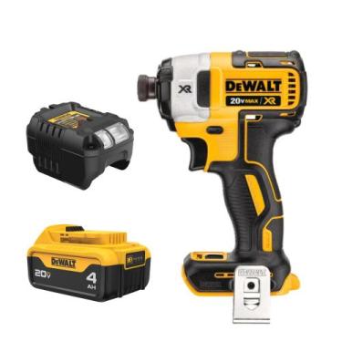 Imagem de Parafusadeira Impacto DeWalt 20V Brushless  DCF887B-B3 com Bateria 4Ah