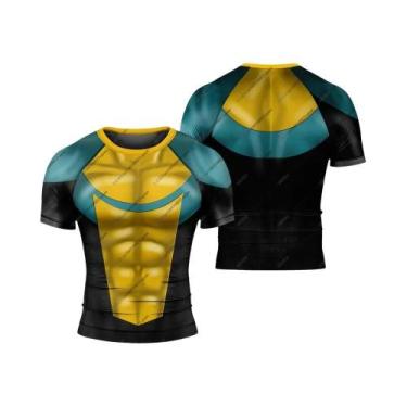 Imagem de Camiseta Rash Guard Casual Para Meninos Adolescentes, Estilo Anime Mar