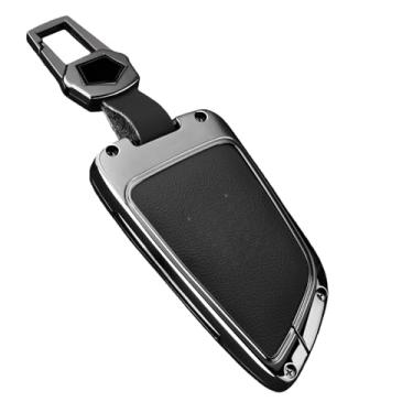 Imagem de Capa de couro para chave com fivela especial, capa de carro compatível com BMW X1 X3 X5 X6 X7 1 3 5 6 7 Série G20 G30 G11 F15 F16 G01 G02(H-gun black ring)