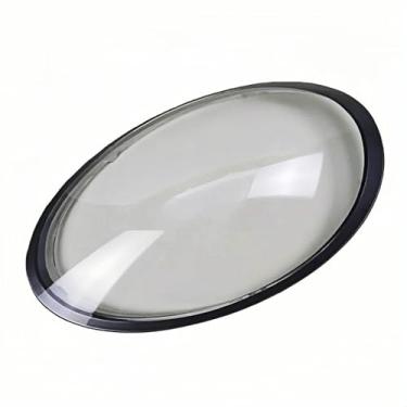 Imagem de Abajur dianteiro compatível com porsche targa/carrera 911 991 2013-2018 farol do carro capa transparente escudo faróis lente(Dark gray left)
