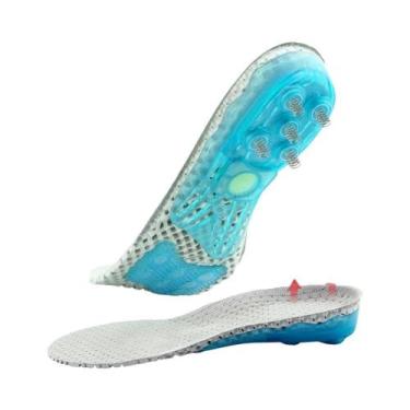 Imagem de Palmilhas Ortopédicas De Gel De Silicone Para Esportes, Amortecimento 