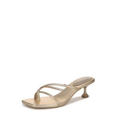 Imagem de Circus NY by Sam Edelman Sandália feminina de salto Julieta, Folha de ouro, 35