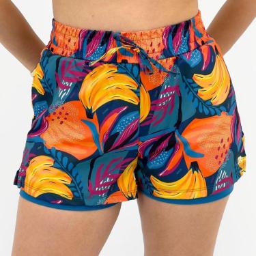 Imagem de Shorts Costa Rica Sobreposto Estampado Feminino-Feminino