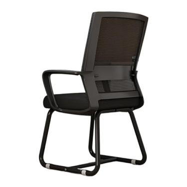 Imagem de Cadeira de escritório de malha respirável para computador com suporte de braço, cadeiras de mesa confortáveis cadeira de recepção de conferência de escritório para adultos trabalhando estudo cadeira