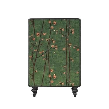 Imagem de KEG801302 Armário moderno leve de luxo retrô fino para sapatos de entrada corredor interno armário de armazenamento de madeira, organizador de 80 cm