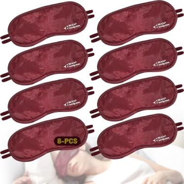 Imagem de Máscara de sono, venda noturna para homens e mulheres, capas supermacias de viagem, cobertura de sombra para dormir (8 peças)