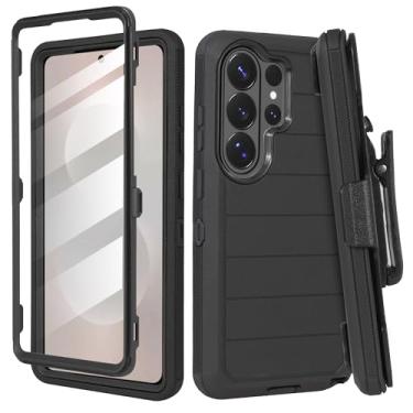 Imagem de Capa Thousand Gear compatível com Samsung Galaxy S26 Plus com protetor de tela integrado, capa protetora robusta de corpo inteiro com clipe de cinto, capa resistente à prova de choque (Pro)