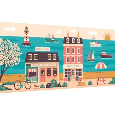 Imagem de LOMSIOY Kits de arte de diamante 5D para adultos, kits de pintura de diamante de tamanho grande para iniciantes, arte de diamante estilo desenho animado com broca redonda strass artesanato artes para