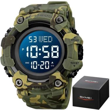 Imagem de Relógio Masculino Skmei 1968 Á Prova D'água 50m Digital Shock Esporte-Masculino