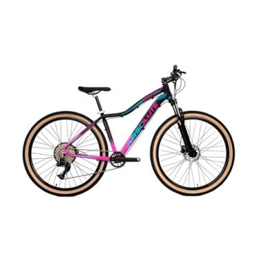 Imagem de Bicicleta Aro 29 Absolute Hera Quadro em Alumínio 12V Transmissão 1x12 Cubos K7 Pedivela Single 11x50D Freio Hidráulico MTB,17,Preto Rosa