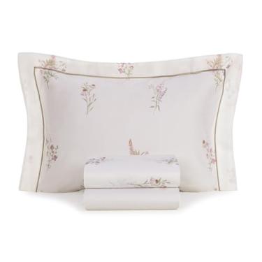 Imagem de Jogo de Cama Casal 100% Algodão Egípcio 300 Fios, 4 Peças (Arabella)