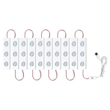 Imagem de Lâmpada de Espelho Maquiagem Luz Suave Ajuste Brilho Contínuo Energia USB Varredura Manual Preenchimento Profissional para Banheiro e Cabeceira