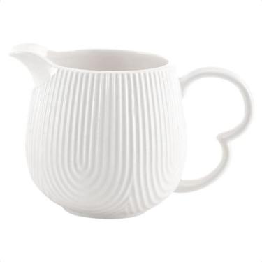 Imagem de Jarra De Porcelana Leiteira 350ml Leite Café Cremeira Oasis Haüskaft -