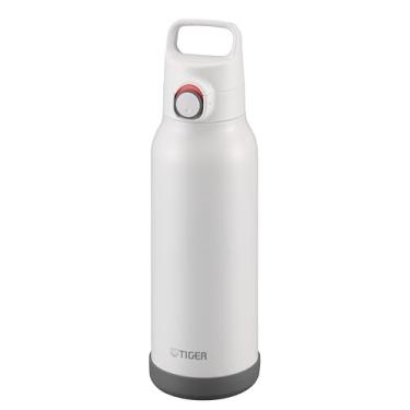 Imagem de Garrafa térmica Tiger MTA-H120WH, 1,2 L, com alça, fácil de abrir com uma alça, garrafa de aço inoxidável isolada a vácuo com um toque, para bebidas esportivas, grande capacidade, beber diretamente