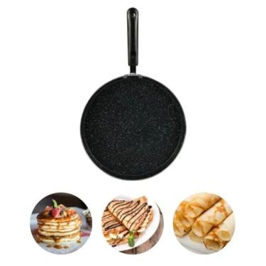 Imagem de Frigideira Tapioqueira Panquequeira 26cm com Indução – Antiaderente, Aquecimento Rápido e Cozimento Uniforme – Preta