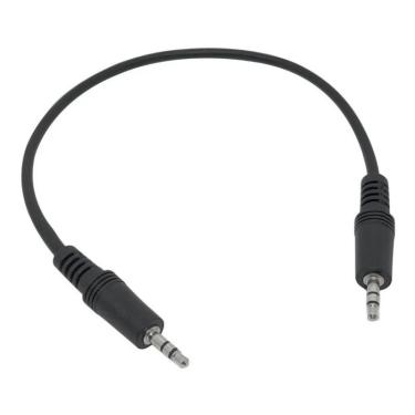 Imagem de Cabo Auxiliar P2 X P2 Macho 30cm Para celular Caixa De Som