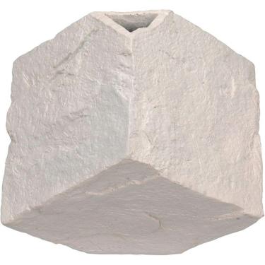 Imagem de Vaso Decorativo Enfeite Casa Aparador Cubo Home&co Resina 12x15x15cm Rosa