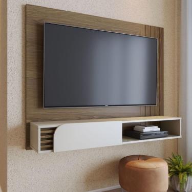 Imagem de Home Para Tv 60 Polegadas Jericoacoara 1600 Amendoa Off White