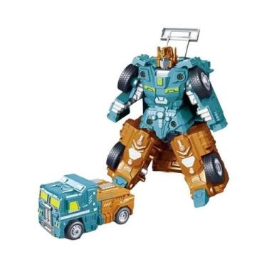 Imagem de Brinquedos Educativos Para Meninos, Carro Robô Transformável, Caminhão
