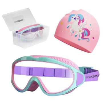 Imagem de Kit Óculos Natação Piscina Infantil Crianças Hero Band A1 - Piscinas, 