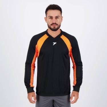 Imagem de Camisa Poker Goleiro Cósmica N° 1 Preta-Masculino