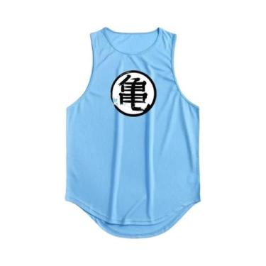 Imagem de Camiseta Masculina De Verão Para Corrida, Regata Para Academia, Anime,