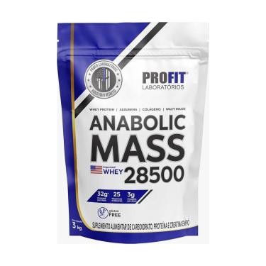 Imagem de Anabolic Mass 28500 - 3000g Morango - ProFit-Masculino