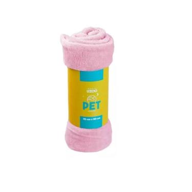 Imagem de Manta Soft Em Microfibra Para Pets Cães E Gatos  - Rosa
