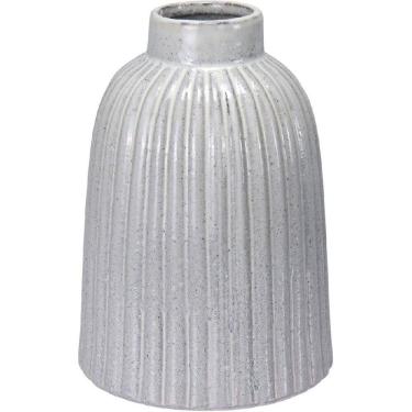 Imagem de VASO DECORATIVO ENFEITE CASA HOME&CO CERÂMICA 20x15x15cm MARFIM