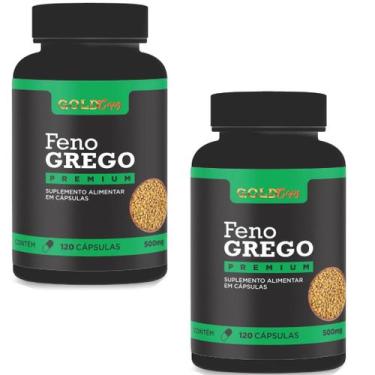 Imagem de Suplemento Feno Premium 240 Cápsulas 500 mg kit 2 frascos x 120 capsul