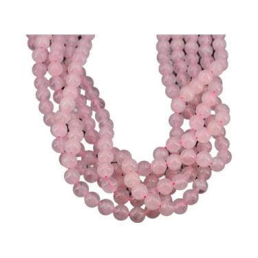 Imagem de Contas De Pedra Natural De Quartzo Transparente Redondas Soltas, Fio D