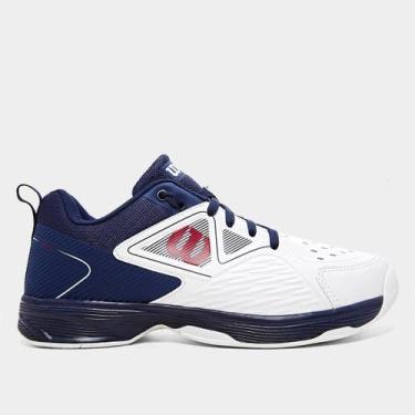 Imagem de Tênis Wilson Slice 3.0, Branco, Marinho, 40