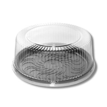 Imagem de G60 Embalagem Para Bolo E Torta P60 Alta Preto Com 50un. - PPLAST