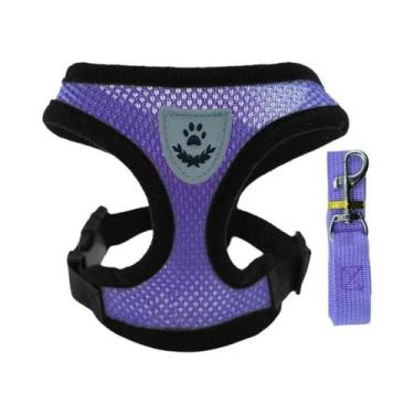 Imagem de Coleira Peitoral Respirável Para Cães Pequenos E Gatos, Arnês De Verão