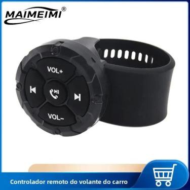 Imagem de Botão De Mídia Para Controle Remoto De Volante De Carro, Moto E Bicicl