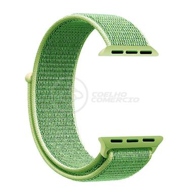 Imagem de Pulseira Nylon Para Iwo Smartwatch 42mm 44mm - Verde