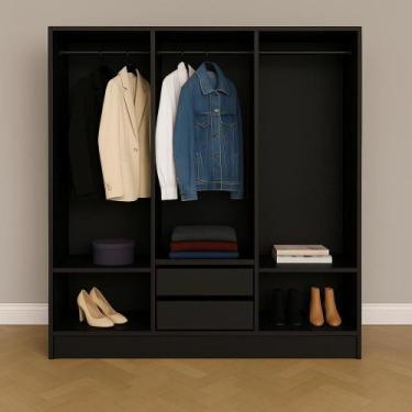 Imagem de Closet Lisboa Evidencia Moveis 2 Gavetas E 2 Prateleiras - Evidencia M