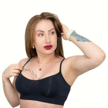Imagem de Soutien ldeal Corrida e Exercício Funcional Cor:PretoTamanho:PGênero:F