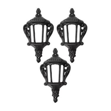 Imagem de Kit 3 Arandelas Externa Interna de Parede em Ferro Fundido - UNICLÁUDI