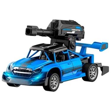 Imagem de Carrinho Controle Remoto Bomber Multifuncional Luzes Acrobac Cor:Azul 