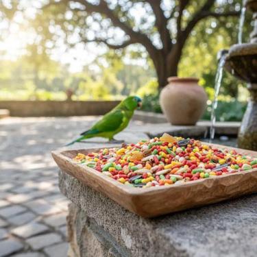 Imagem de Mix De Sementes Para Calopsita Periquito Trinca-ferro Agapor - Pássaro