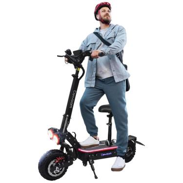 Imagem de Scooter Elétrica para Adultos até 226 kg, Velocidade Máxima de 80 km/h e Alcance de 80 km com Pneus Off-Road e Assento Removível, 5600W