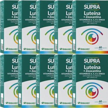 Imagem de Kit 10X Supra Luteina + Zeaxantina - 500mg 60 Cápsulas - Herbamed