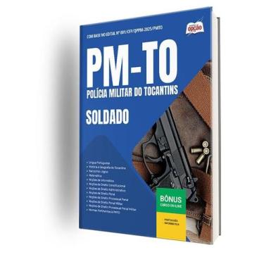 Imagem de Apostila PM-TO - Soldado - Apostilas Opção