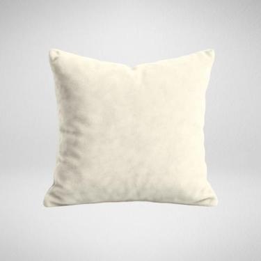 Imagem de Capa Almofada Decorativa Quadrada 50x50cm Ziper Invisivel Suede Luxo G