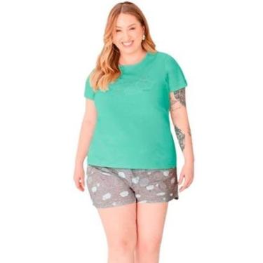 Imagem de Pijama Feminino Curto Malwee 1000128764 Plus Size-Unissex