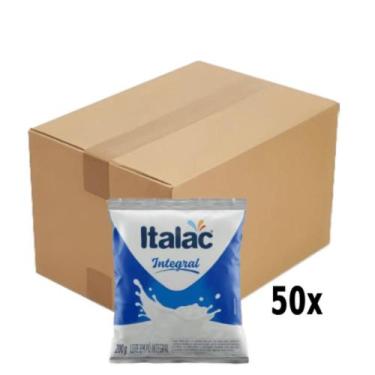 Imagem de Leite em Pó ITALAC Integral Instantâneo 200g Caixa com 50 Unidades